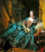 Portrait of Madame de Pompadour, Francois Boucher